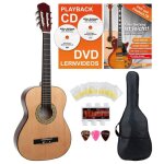 Guitare classique - as - 851 - 3 / 4 - nature - starter set avec accessoires