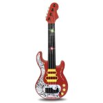 Guitare �lectrique - bontempi - toy band star - rouge - 51 cm - pour enfants � partir de 3 ans