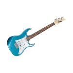 Guitare �lectrique - ibanez - grx40 - metallic light blue - corps en peuplier - manche en �rable