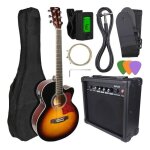 Guitare �lectroacoustique - v - tone - v - tone eag set sb - sunburst - 6 cordes - �galiseur int�gr�