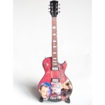 Guitare miniature m�morial johnny hallyday