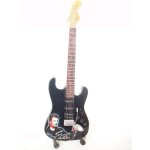 Guitare miniature style fender stratocaster - johnny hallyday