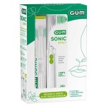 Gum sonic daily white coffret brosse  dents