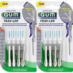 Hydropulseur - gum trav - ler 20 1618 - lot de 2 - brossettes interdentaires - mixte