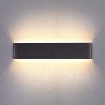Guo applique murale interieur led noir 14w 3000k lampe murale blanc chaud moderne design ac 220v pour ... Guo applique murale interieur led noir 14w 3000k lampe murale blanc chaud moderne design ac 220v pour ...