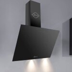 Gurari gch 286 bl 8 prime + spirateur  charbon hotte aspirante 80cm / tte libre / noir / 1000m / h ...