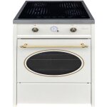 Cuisinire  induction - gurari - gch e 612 cr - 60 cm - retro - multifonctionnelle