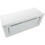 Gurari hotte encastrable gch e 217 wh 90 prime - 90 cm - blanc - verre blanc - 1000 m / h - bandes led ...