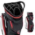 Gymax sac chariot de golf avec 14 compartiments et 8 poches sac de golf avec capuchon de pluie et bandoulire ...