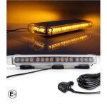 Gyrophare barre de toit d?avertissement stroboscopique 40 led orange 17 flash