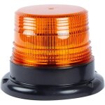 Gyrophare led jaune - base magn�tique - modes de flash polyvalents - compatible 12 - 24v