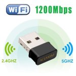 Gz * letouch mini usb wifi adaptateur 1200 mbps cl wifi dongle ac dual band wifi wireless adaptateur ...