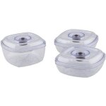 Botes alimentaires pour appareil de mise sous vide - h. koenig bx24 - lot de 3 - 2x1l + 1x2l