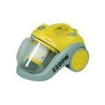 Aspirateur sans sac - h. koenig - tc802 - puissance 2200w - filtre hepa - couleur jaune