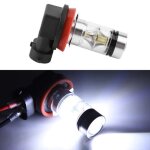 H11 h8 1100w 20leds led feu antibrouillard lampe ampoule de phare blanc