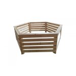 Habillage habrita foresta hab 2620 bn bois hexagonal pour spas et piscines gonflables 263x209x071m Habillage habrita foresta hab 2620 bn bois hexagonal pour spas et piscines gonflables 263x209x071m