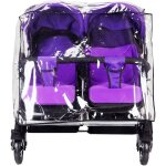 Habillage pluie universelle pour poussette double housse de pluie poussette jumeaux en eva impermable ...