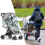 Habillage pluie universelle pour poussette transparent couvertures pour landau bb protection contre ...