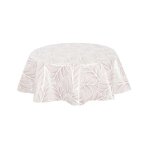 Habitable - nappe en toile cir�e ronde eloa - diam. 135 cm - ecru