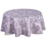 Habitable - nappe en toile cire ronde moze - diam. 150 cm - gris