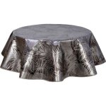 Habitable - nappe en toile cir�e ronde vitali - diam. 150 cm - noir