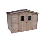 Habrita abri emboîté - 20 mm - avec toiture en plaques ondulées - 524 m² Habrita abri emboîté - 20 mm - avec toiture en plaques ondulées - 524 m²