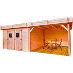 Habrita abri embot - 28 mm - avec toiture en bac acier - 20, 64 m