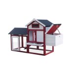 Poulailler - habrita - po1562 - bois fsc - toit bitum 2 pentes - 094 m - 2  3 poules