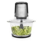 Hachoir duo xl princess 221052 - bol en verre de 1, 5 l - 4 lames en acier inoxydable - 300 w - noir ...
