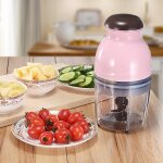 Hachoir lectrique multifonction rose / transparent(500ml)