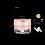 Hachoir manuelmasher dail électrique mini broyeur chopper usb charge pour ail écrasé gingembre légume ... Hachoir manuelmasher dail électrique mini broyeur chopper usb charge pour ail écrasé gingembre légume ...