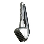 Hachoir presse ail - professionnel - aluminium - 19 cm - robuste - gris