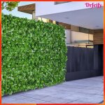 Haie artificielle - akozon - 6781 - 3 m x 1 m - anti - uv - feuillage r�aliste