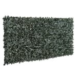 Outsunny - haie  feuilles artificielles - pe - 300x150cm - vert fonc