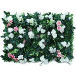 Haie de jardin artificielle rouleaux de cl�ture de jardin en feuilles de lierre pour la confidentialit� ...