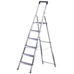 Escabeau mnager - hailo - 5 8946 - 001 - aluminium - 6 marches - charge max 150 kg