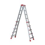 Echelle pliable multifonction t�lescopique 4x5 �chelons 48m / 57m hailo profistep multi