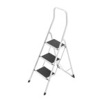 Marche pied - hailo - safety - 3 marches - acier - pliable - antidérapant Marche pied - hailo - safety - 3 marches - acier - pliable - antidérapant