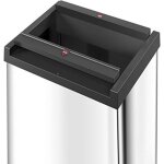 Hailo poubelle big - box swing taille xl 52 l argent� 0860 - 221 415467