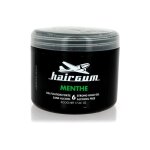 Gel fixant cheveux menthe - hairgum - 500ml - fixation longue dure - effet mouill - sans alcool