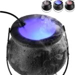 Halloween fog machine halloween cauldron mister mist maker smoke fog machine led chaudron sorcire halloween ...