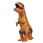 Halloween gonflable dinosaure dguisement adulte fantaisie unisexe costumes robe marron pour cosplay ...