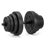 Halt�re r�glable - springos - actiget - 20 kg - 1 barre 1 halt�re - compact barre ergonomique