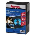 Hama - lot de 10 botiers dvd slim noirs