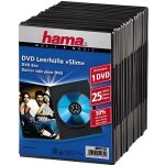 Hama 51182 lot de 25 boitiers dvd slim - noir Hama 51182 lot de 25 boitiers dvd slim - noir