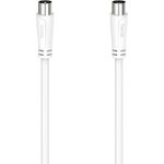 Hama antenne sat cble de raccordement [1x coaxial mle - 1x coaxial femelle] 20 m blanc