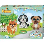 Hama - boite le rgal des chiens - 4000 perles  repasser taille midi et 3 plaques - loisirs cratifs ...