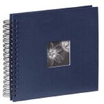 Album photo  spirales - hama - fine art - bleu - 28 x 24 cm - 50 pages