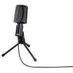 Microphone streaming + mini - tr�pied hama mic - usb allround pour pc et pc portable - uni - directionnel ...