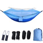Hamac de camping - folaya - modle ultra - lger - 260 x 140 cm - 300 kg capacit - moustiquaire intgre ...